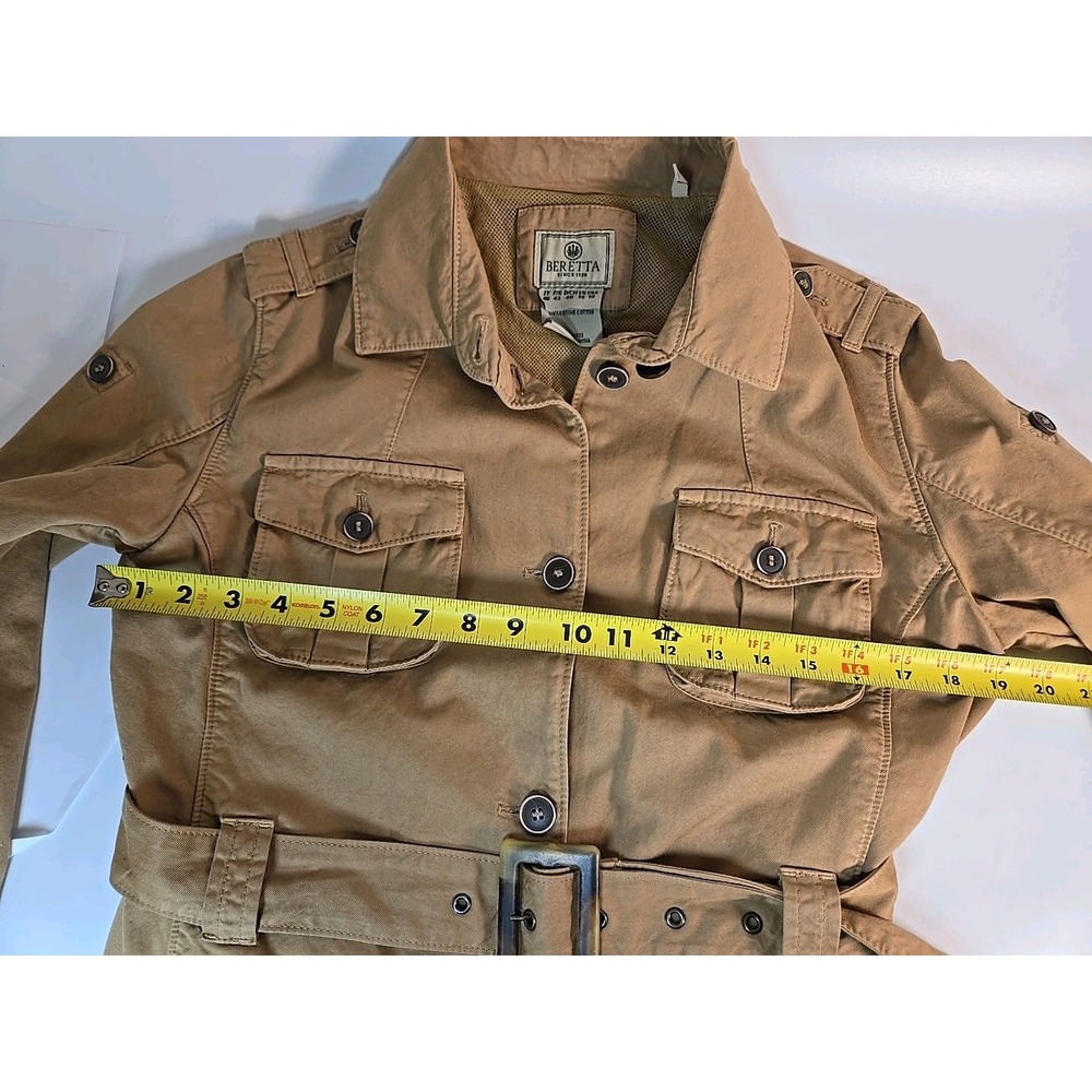 Beretta Serengeti Sport Jacket Womans - Hazelnut - Sz 10 - 100% Cotton Shell - Picture 15 of 16